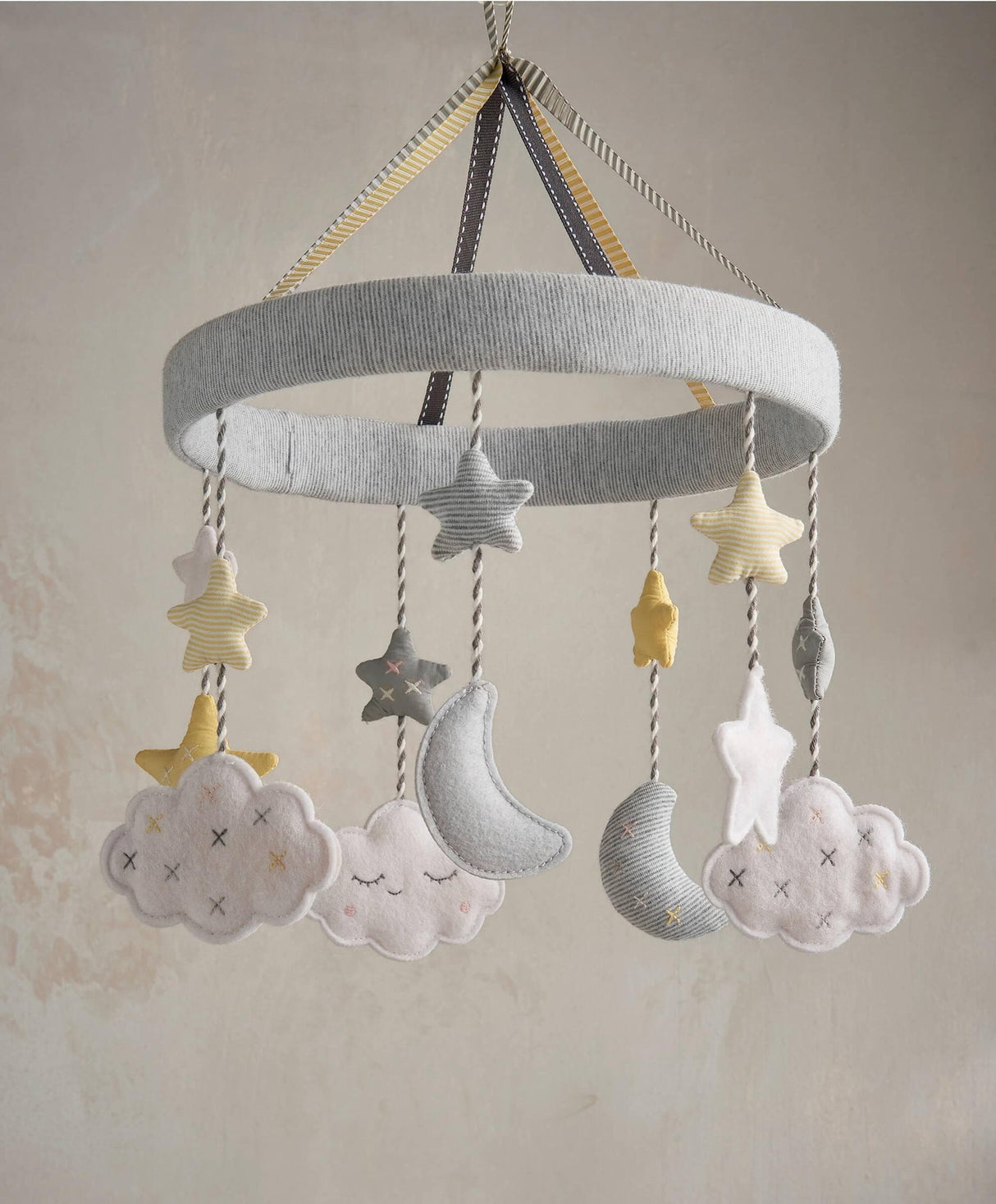 Mamas & Papas Welcome to the World Musical Cot Mobile - Cloud