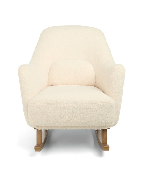 Mamas & Papas Penrose Nursing Chair with Footstool - Off White Boucle