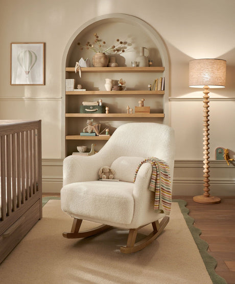 Mamas & Papas Penrose Nursing Chair - Off White Boucle