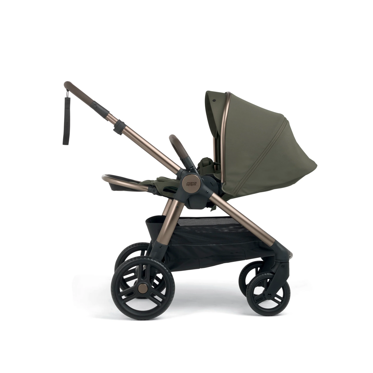 Mamas & Papas Ocarro 2 | Essential Kit (inc Pushchair, Carrycot, Adaptors, Cupholder, Bag, Footmuff, CC Stand) - Evergreen 12