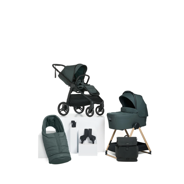 Mamas & Papas Ocarro 2 | Essential Kit (inc Pushchair, Carrycot, Adaptors, Cupholder, Bag, Footmuff, CC Stand) - Teal 1