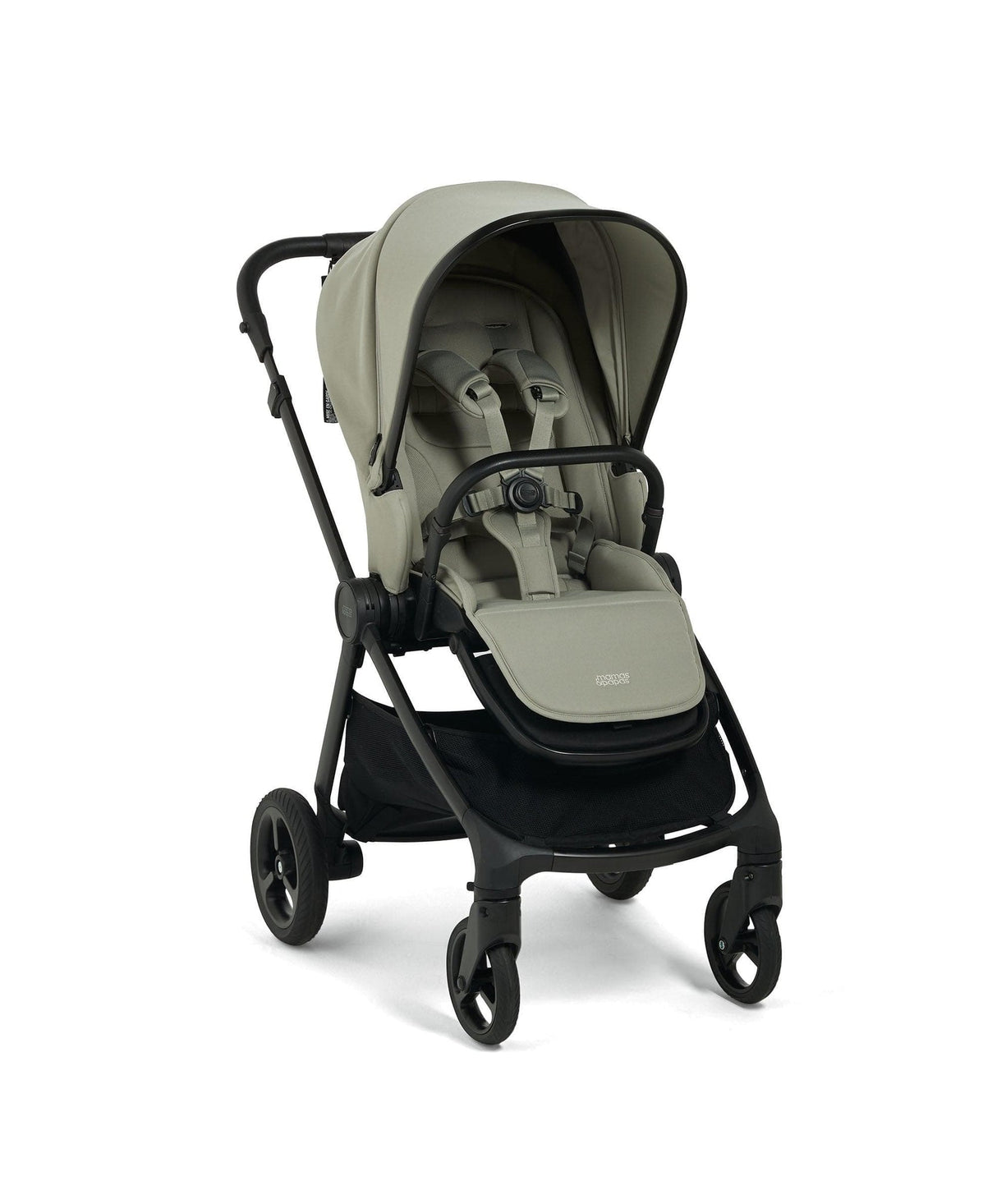 Mamas & Papas Vardo Travel System with Accessories, Cybex Cloud T and ISOFIX Base - Sage
