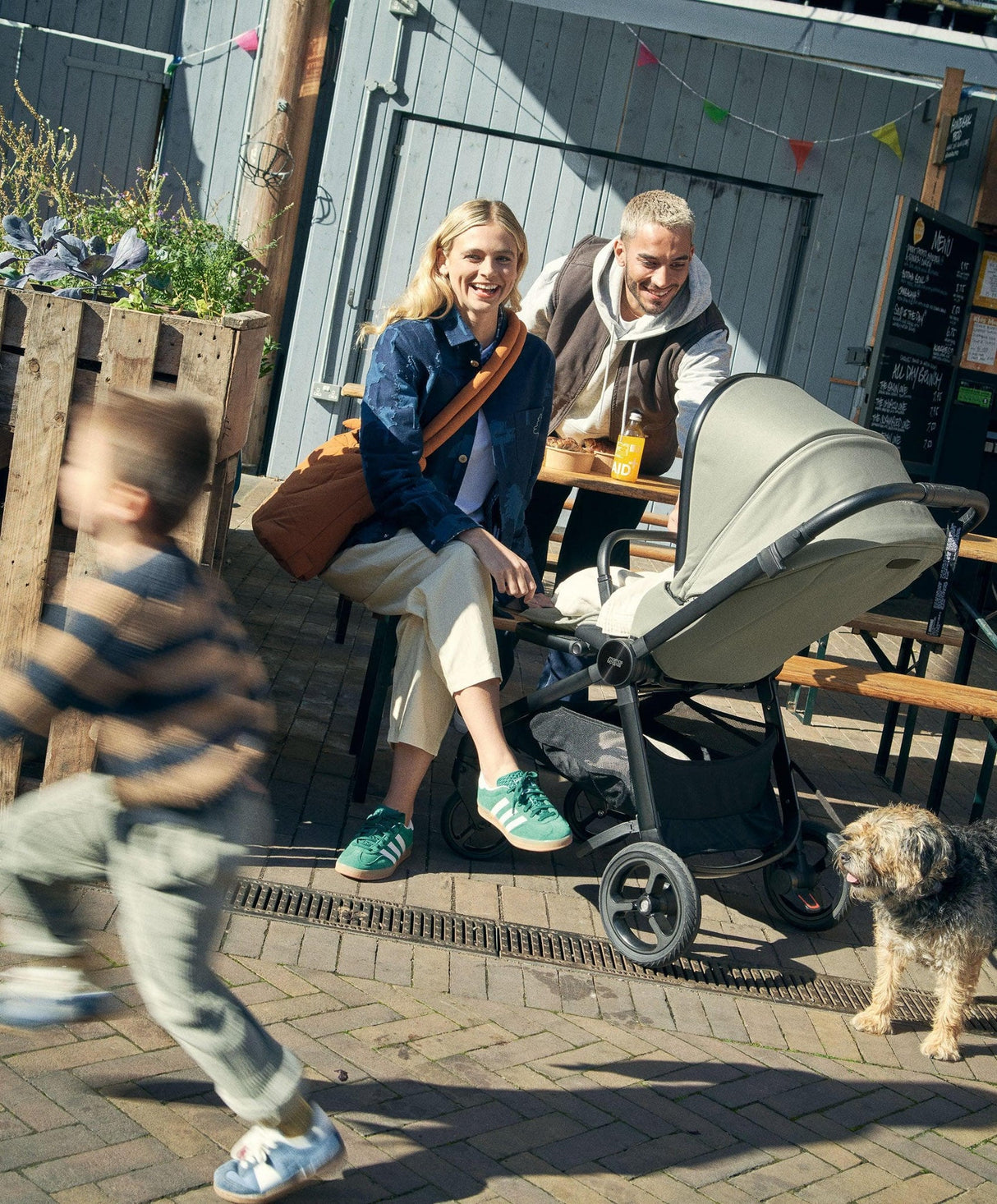 Mamas & Papas Vardo Travel System with Accessories, Cybex Cloud T and ISOFIX Base - Sage