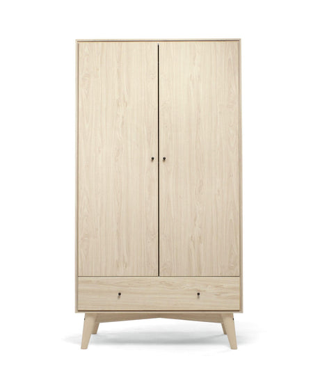 Mamas & Papas Coxley Wardrobe - Natural/Olive Green