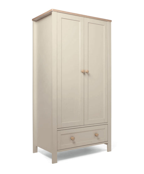 Mamas & Papas Wedmore 3 Piece Nursery Furniture Set with Cot Bed, Dresser and Wardrobe - Cashmere