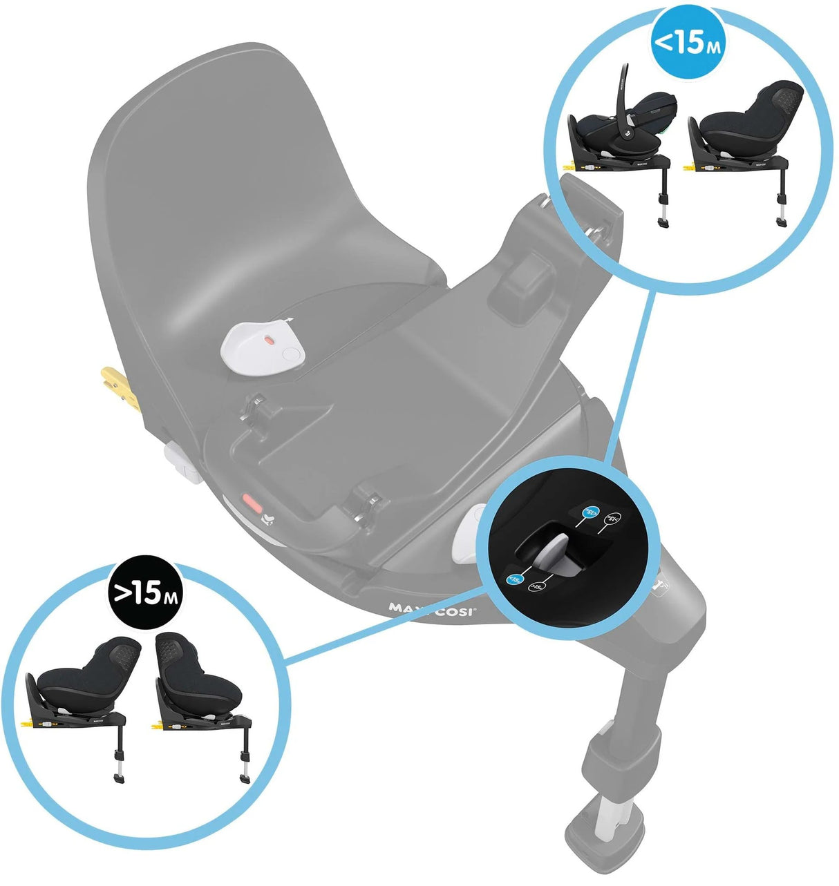 Maxi Cosi FamilyFix 360 Pro ISOFIX Car Seat Base with SlideTech™