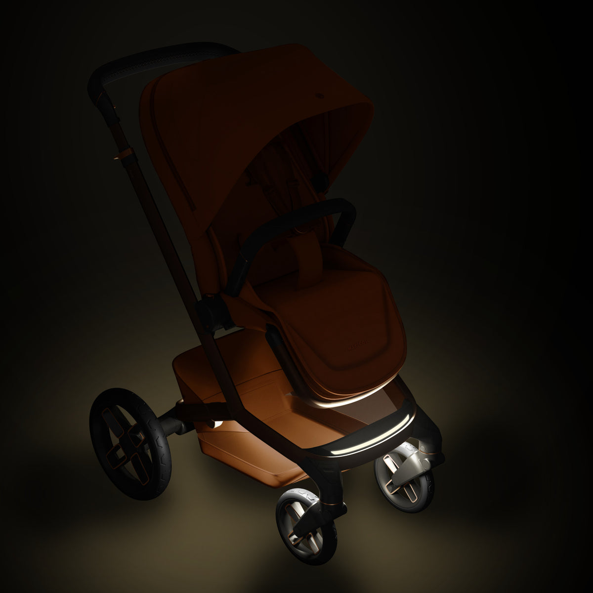 Maxi Cosi Fame 2026 Premium Family XL Travel System with Pebble Slide Pro Car Seat, Pearl XL Car Seat & Slide Pro Base - Copper Terra 12