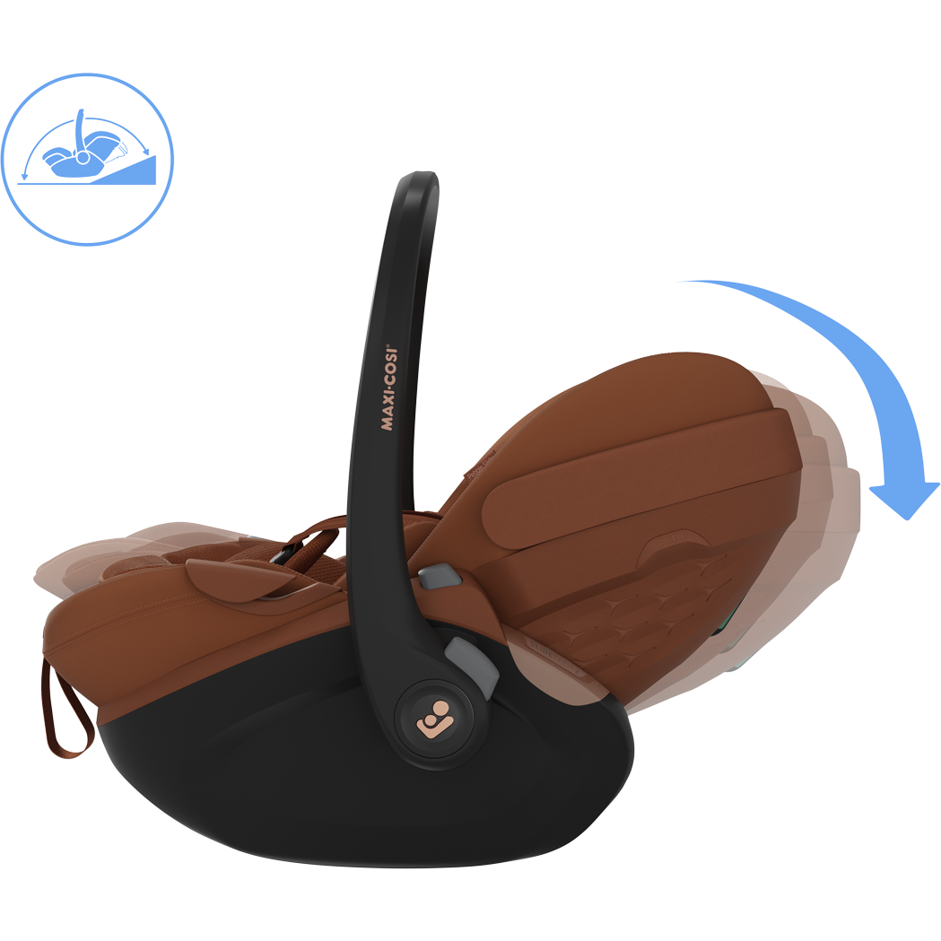 Maxi Cosi Fame 2026 Premium Family XL Travel System with Pebble Slide Pro Car Seat, Pearl XL Car Seat & Slide Pro Base - Copper Terra 23