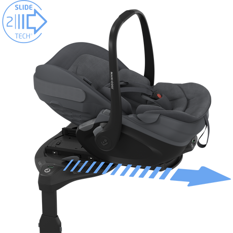 Maxi Cosi Fame 2026 Premium Family XL Travel System with Pebble Slide Pro Car Seat, Pearl XL Car Seat & Slide Pro Base - Moon Graphite 21