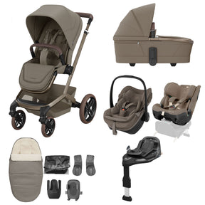 Maxi Cosi Fame 2026 Premium Family XL Travel System with Pebble Slide Pro Car Seat, Pearl XL Car Seat & Slide Pro Base - Oak Truffle 1