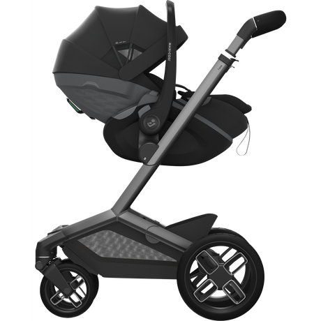 Maxi Cosi Fame 2026 Premium Family XL Travel System with Pebble Slide Pro Car Seat, Pearl XL Car Seat & Slide Pro Base - Onyx Black 19