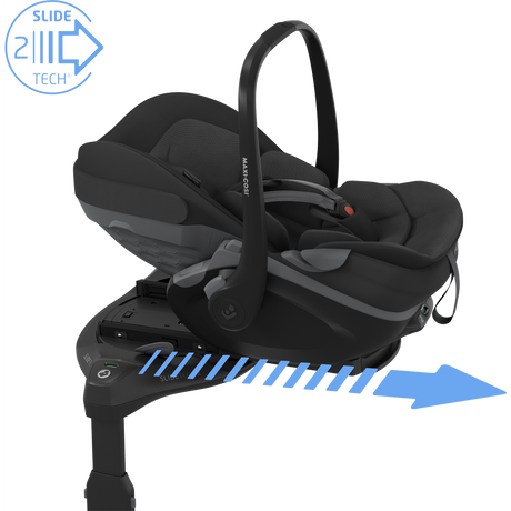 Maxi Cosi Fame 2026 Premium Family XL Travel System with Pebble Slide Pro Car Seat, Pearl XL Car Seat & Slide Pro Base - Onyx Black 21