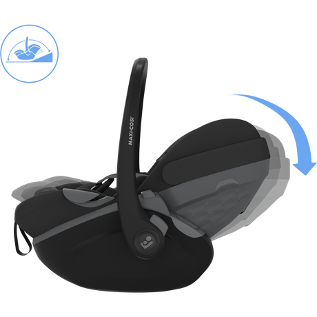 Maxi Cosi Fame 2026 Premium Family XL Travel System with Pebble Slide Pro Car Seat, Pearl XL Car Seat & Slide Pro Base - Onyx Black 23