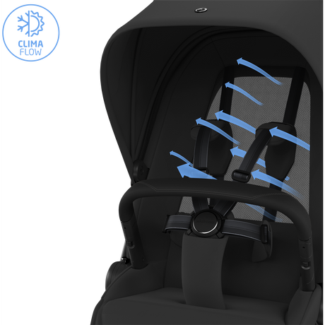 Maxi Cosi Fame 2026 Premium Family XL Travel System with Pebble Slide Pro Car Seat, Pearl XL Car Seat & Slide Pro Base - Onyx Black 3