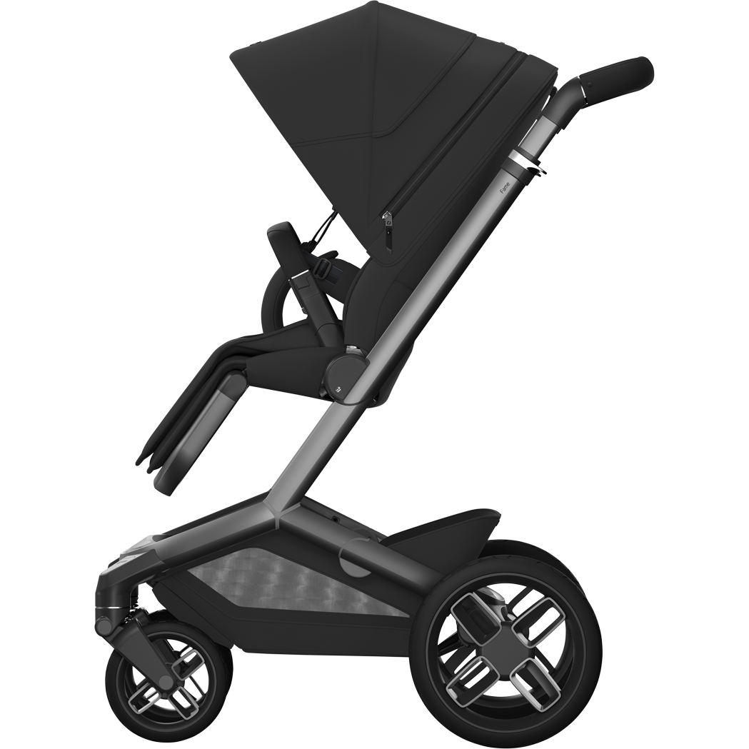 Maxi Cosi Fame 2026 Premium Family XL Travel System with Pebble Slide Pro Car Seat, Pearl XL Car Seat & Slide Pro Base - Onyx Black 6