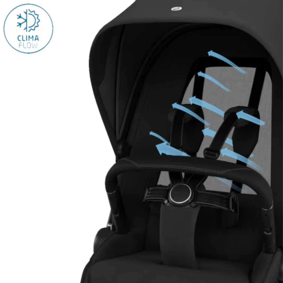 Maxi Cosi Fame 2026 Pushchair with Carrycot - Onyx Black 12