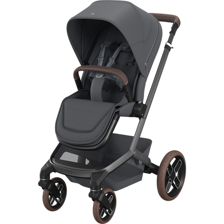 Maxi Cosi Fame 2026 Ultimate Travel System with Coral Slide Pro & Slide Pro Base - Moon Graphite 1