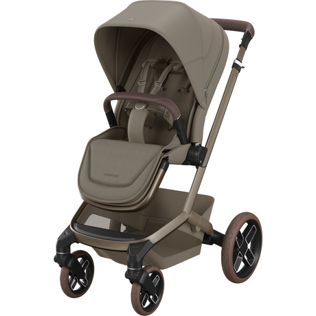 Maxi Cosi Fame 2026 Ultimate Travel System with Coral Slide Pro & Slide Pro Base - Oak Truffle 1