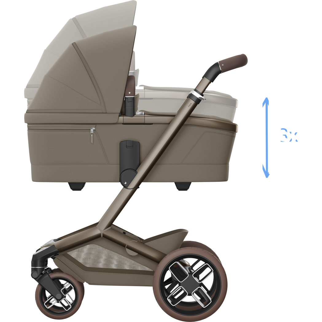 Maxi Cosi Fame 2026 Ultimate Travel System with Coral Slide Pro & Slide Pro Base - Oak Truffle 15