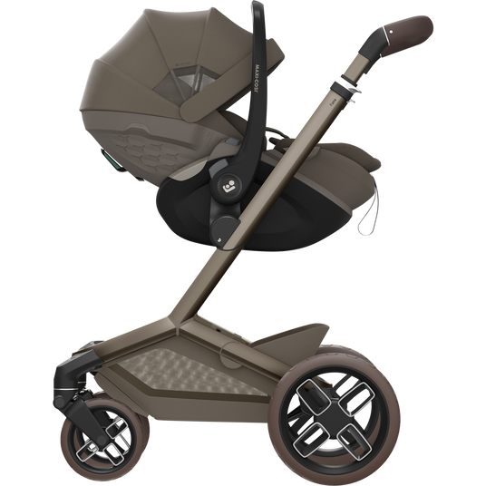 Maxi Cosi Fame 2026 Ultimate Travel System with Coral Slide Pro & Slide Pro Base - Oak Truffle 4