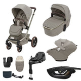 Maxi Cosi Fame 2026 Ultimate Travel System with Coral Slide Pro & Slide Pro Base - Sapphire Sand 1