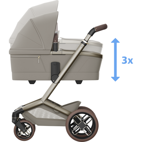 Maxi Cosi Fame 2026 Ultimate Travel System with Coral Slide Pro & Slide Pro Base - Sapphire Sand 15