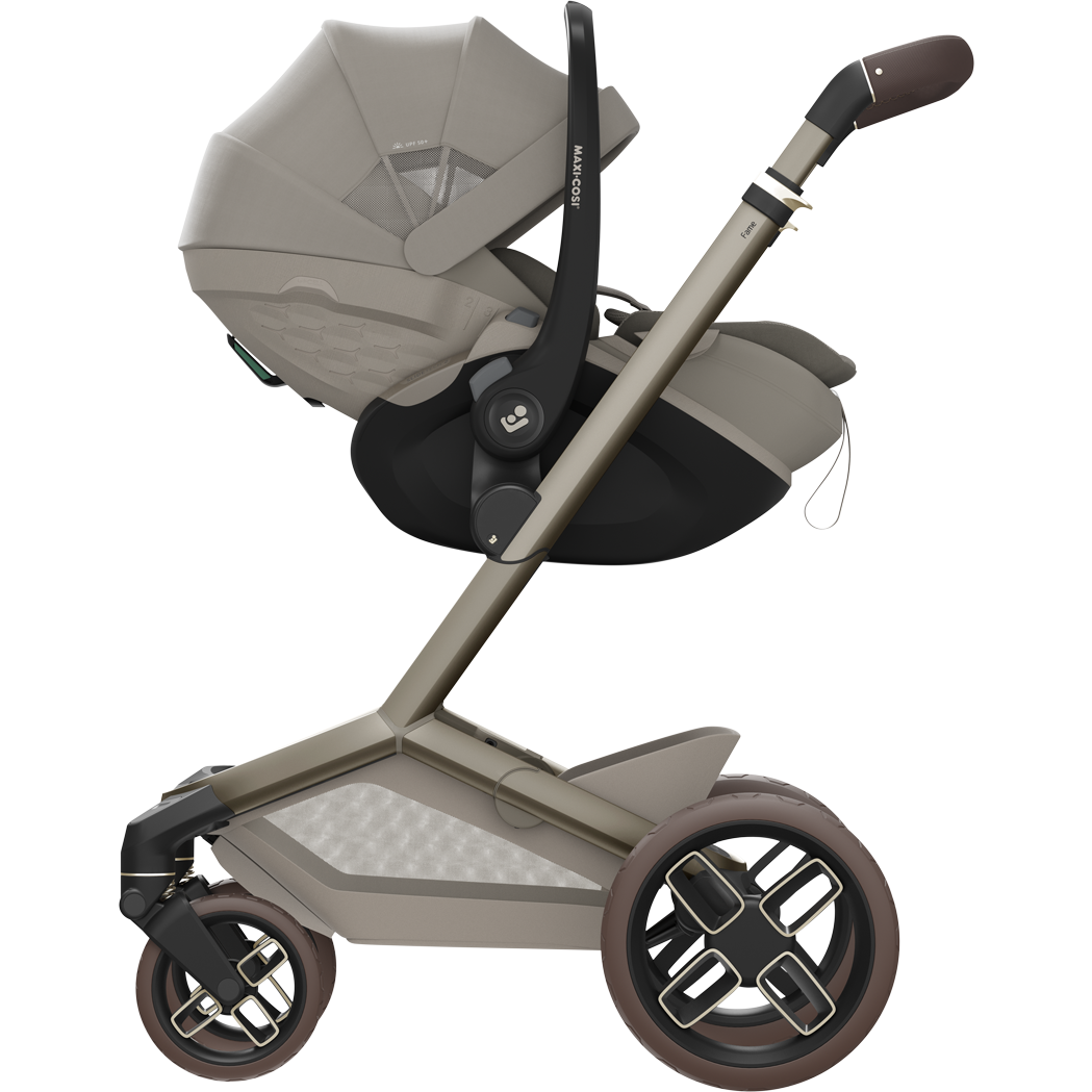 Maxi Cosi Fame 2026 Ultimate Travel System with Coral Slide Pro & Slide Pro Base - Sapphire Sand 5