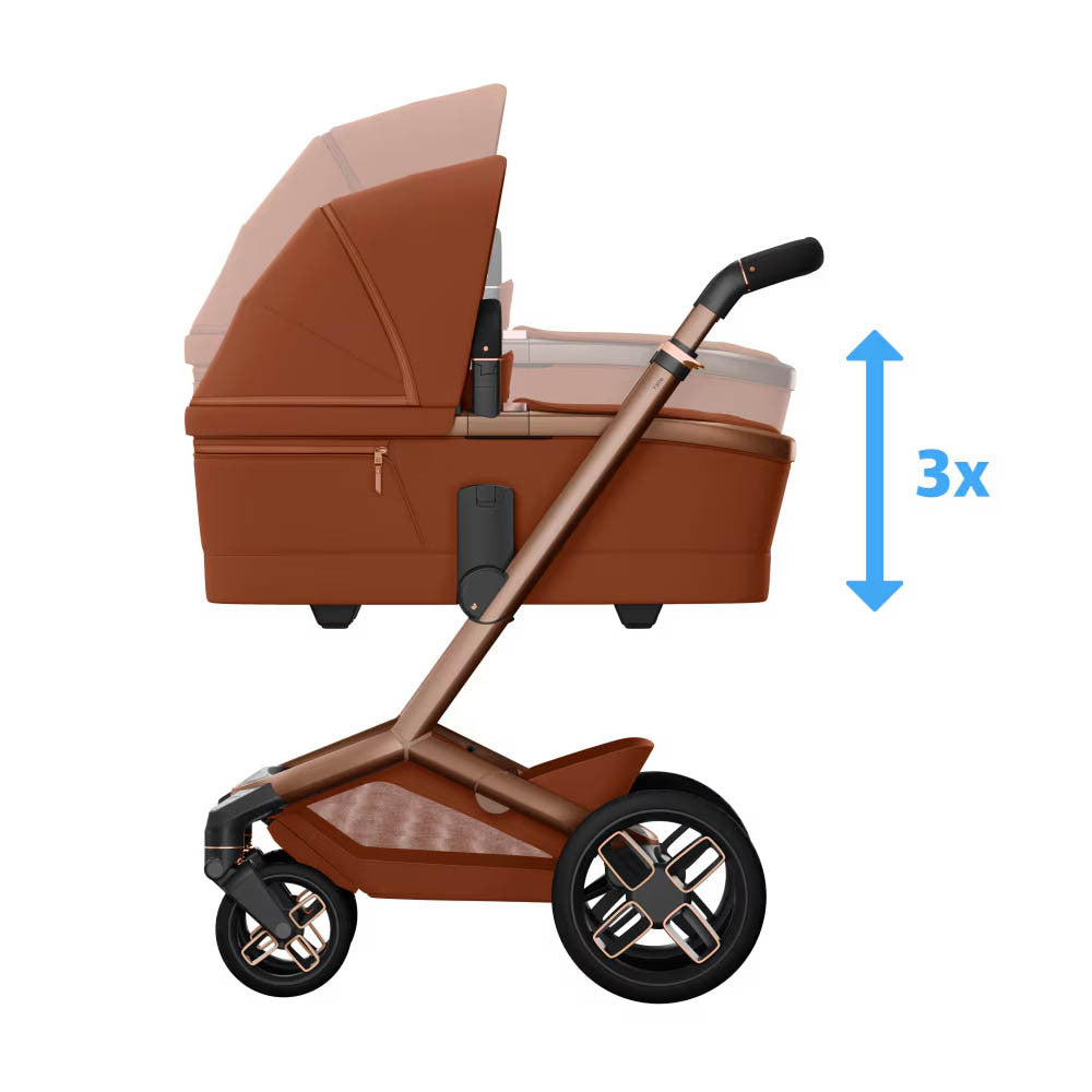 Maxi-Cosi Fame 2026 Premium Travel System with Pebble Slide Pro and Slide Pro Base - Copper Terra
