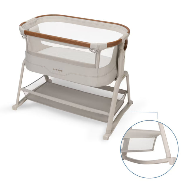 Maxi Cosi Iora Plus Bedside Crib - Elegance Beige  1