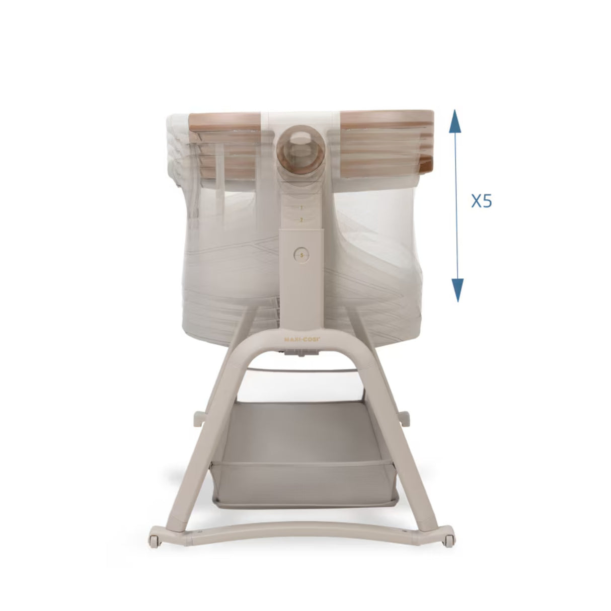 Maxi Cosi Iora Plus Bedside Crib - Elegance Beige  2