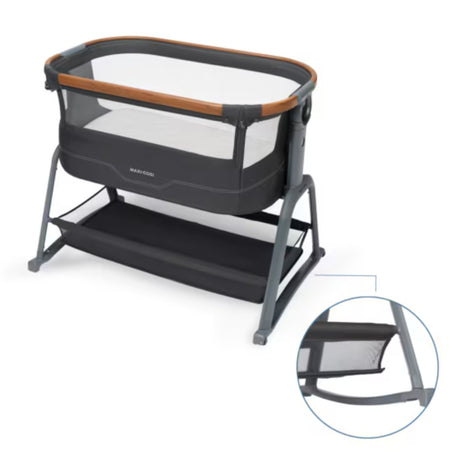 Maxi Cosi Iora Plus Bedside Crib - Elegance Graphite 1