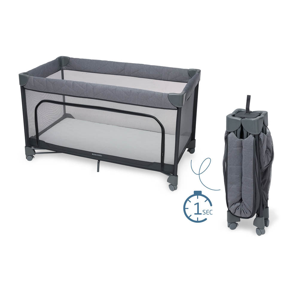 Maxi Cosi Merlin Travel Cot - Elegance Graphite  7