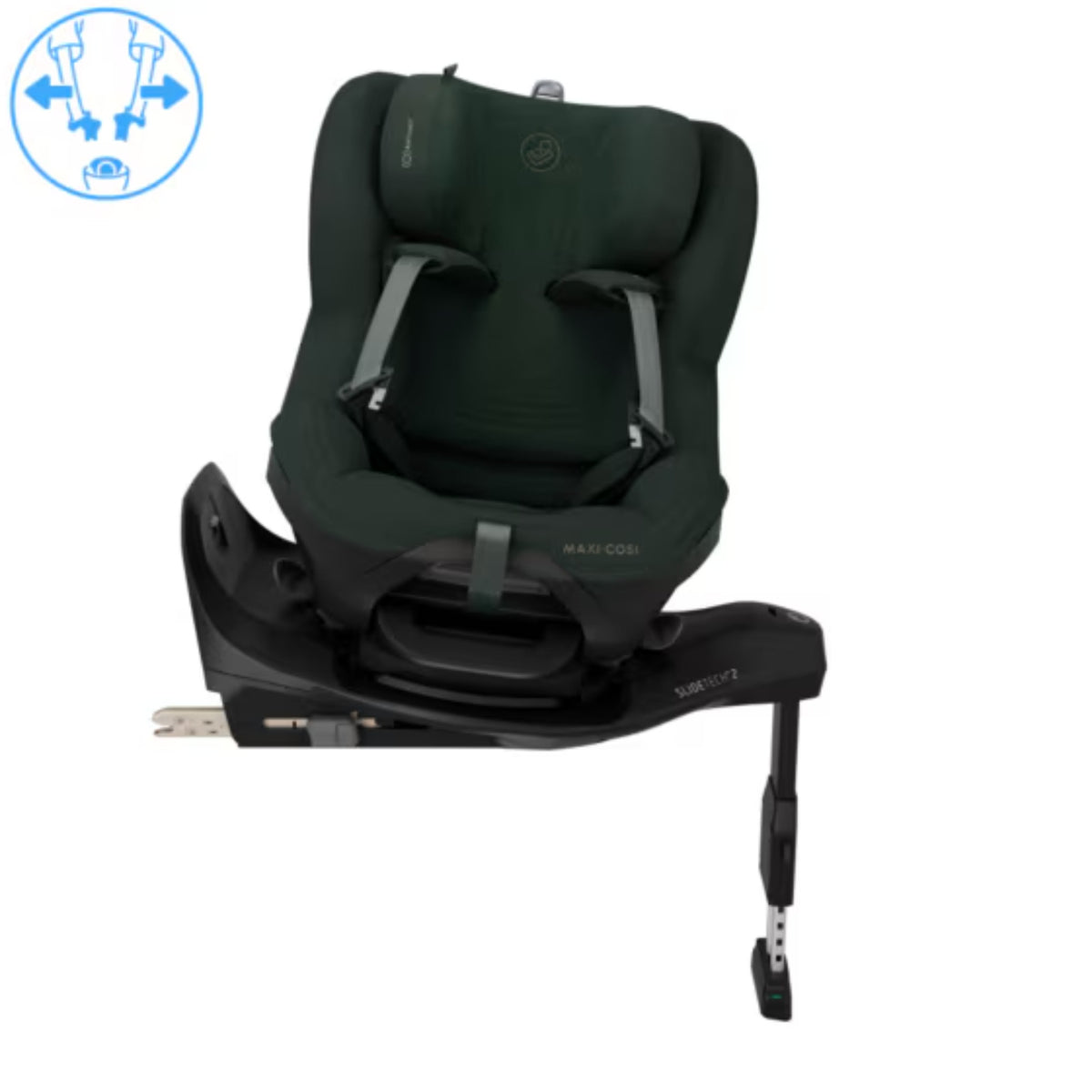 Maxi Cosi Mica Slide Pro Car Seat - Authentic Green 4