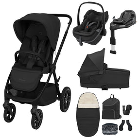 Maxi Cosi Oxford+ 2026 Premium Travel System with Pebble Slide Pro & Slide Pro Base - Onyx Black 1