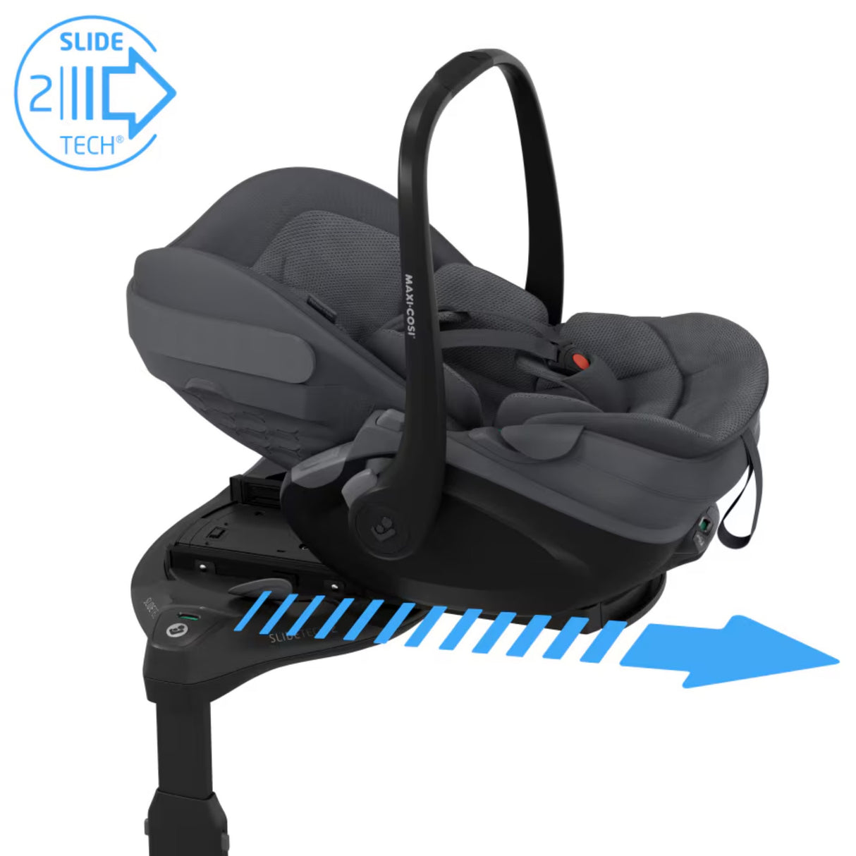 Maxi Cosi Pebble Slide Pro Car Seat - Moon Graphite (May 2026) 4
