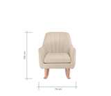 Tutti Bambini Noah Nursing Rocking Chair - Stone Natural