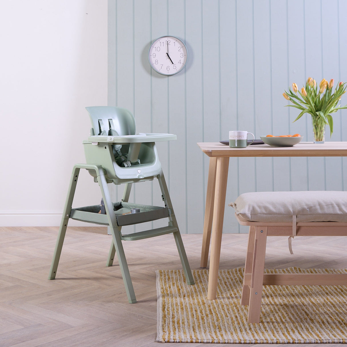 Tutti Bambini Nova Maison 7 in 1 Highchair - Matcha