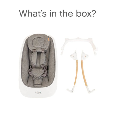 Tutti Bambini Nova Birth to 12 Years Complete Highchair Package - White & Oak