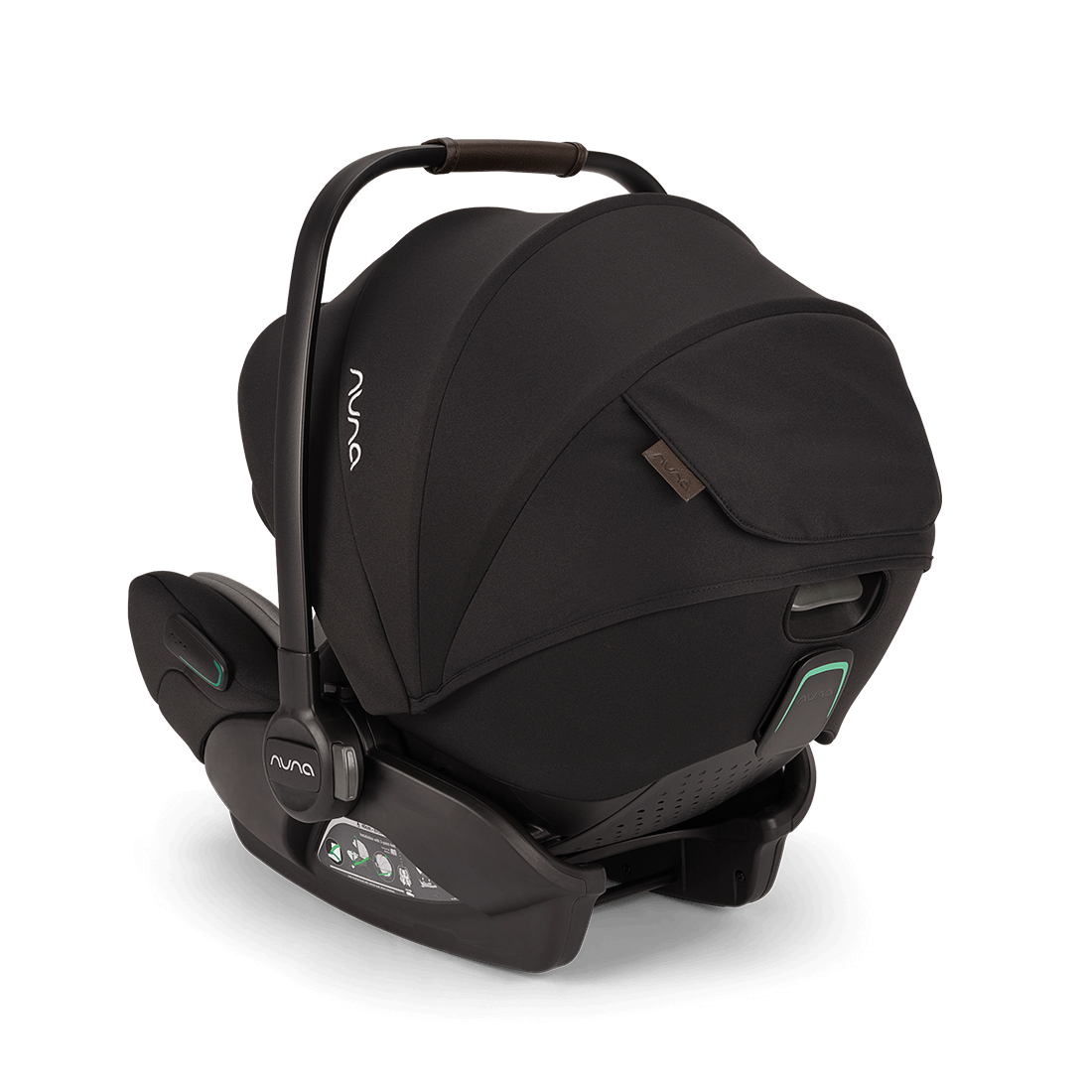 Nuna Mixx Next Travel System with ARRA Flex Car Seat & Curv ISOFIX Base - Caviar