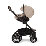 Nuna Mixx Next Travel System with ARRA Flex Car Seat & Curv ISOFIX Base - Biscotti