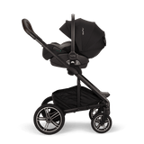 Nuna Mixx Next Travel System with ARRA Flex Car Seat & Curv ISOFIX Base - Caviar