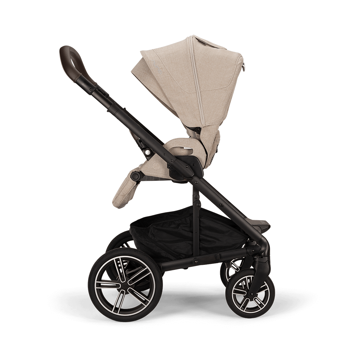 Nuna Mixx Next Travel System with ARRA Flex Car Seat & Curv ISOFIX Base - Biscotti