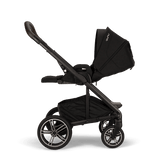 Nuna Mixx Next Travel System with ARRA Flex Car Seat & Curv ISOFIX Base - Caviar
