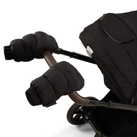 Nuna Winter Merino Wool Footmuff & Mittens Set - Caviar
