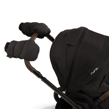 Nuna Winter Merino Wool Footmuff & Mittens Set - Caviar