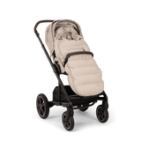 Nuna Winter Merino Wool Footmuff & Mittens Set - Biscotti