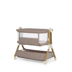 Obaby Cloud Bedside Crib - Nutmeg 4
