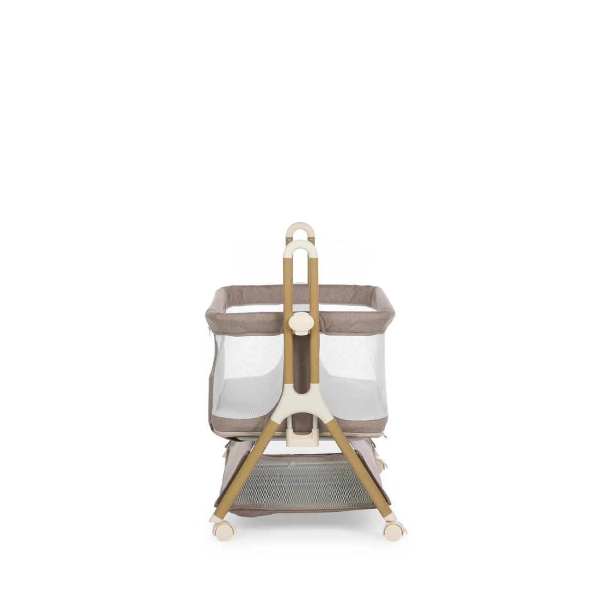 Obaby Cloud Bedside Crib - Nutmeg 6
