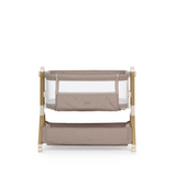 Obaby Cloud Bedside Crib - Nutmeg 7