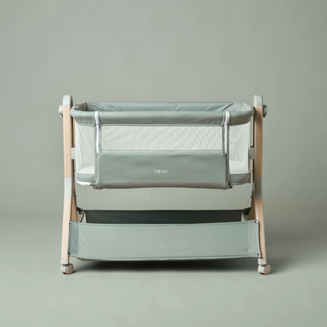 Obaby Cloud Bedside Crib - Sage 1